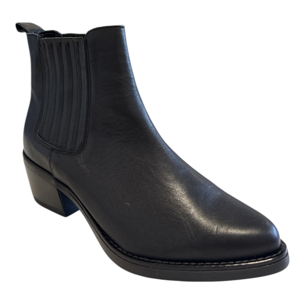 Pitillos Black Leather Boots 30512