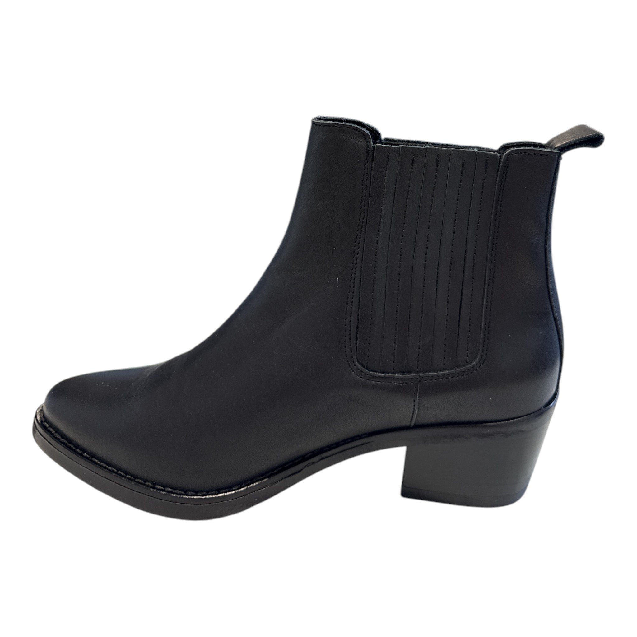 Pitillos Black Leather Boots 30512