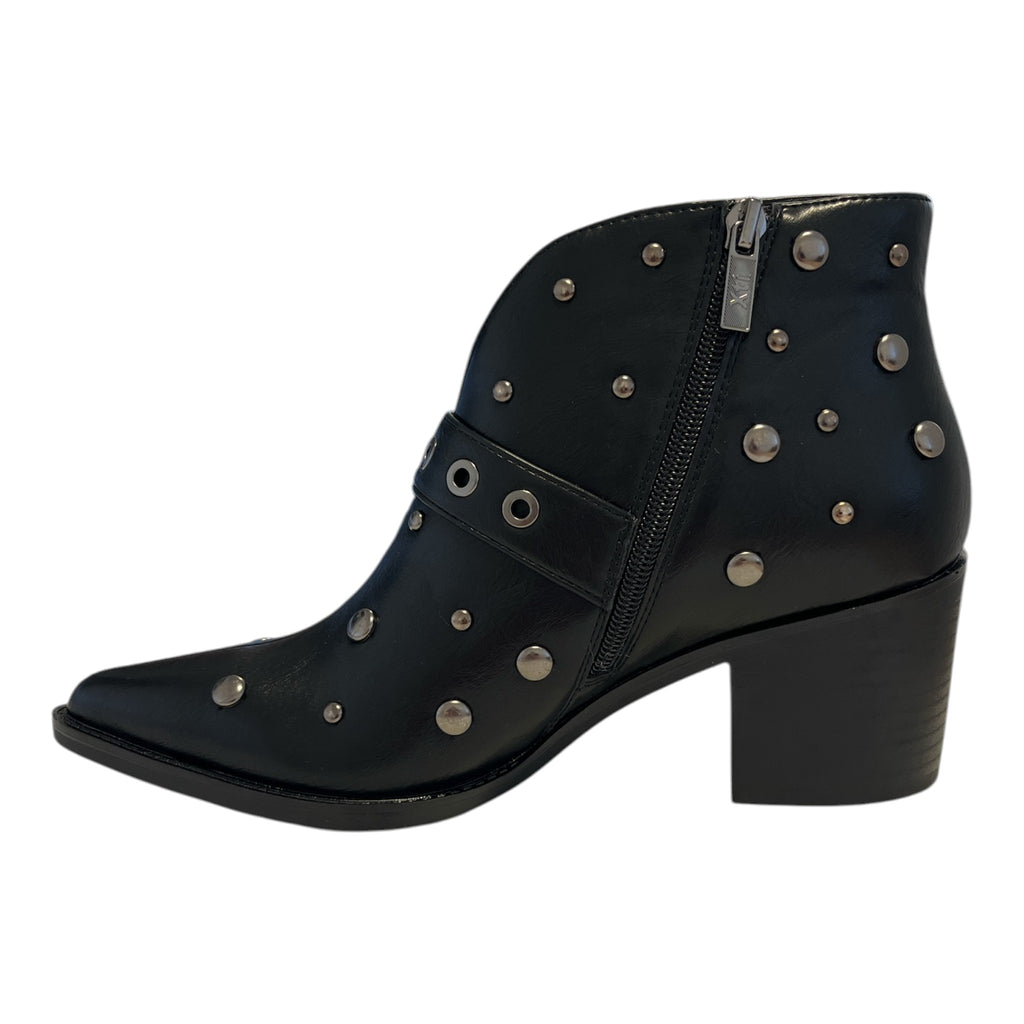 Xti Black Pointed Toe Ankle Boots 146499