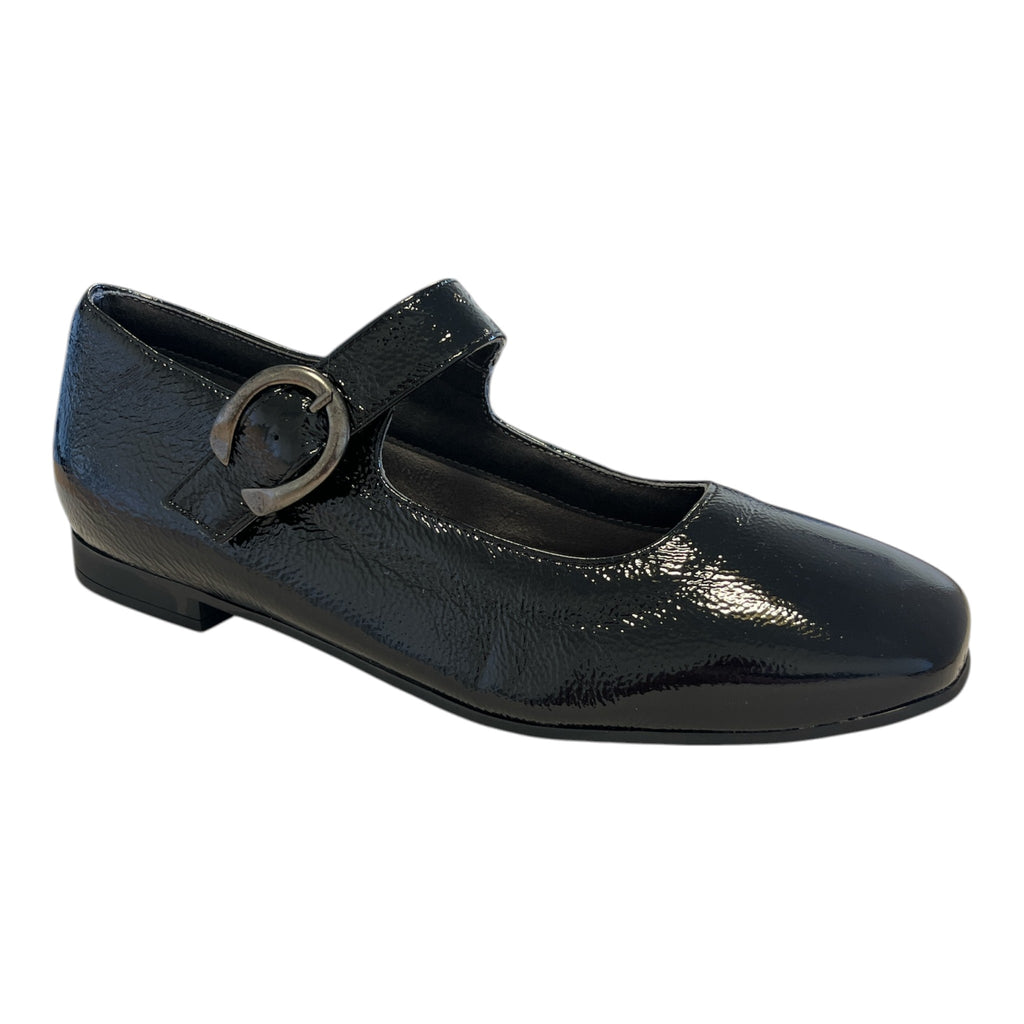 Pitilos Black Patent Flat Shoes 11.664