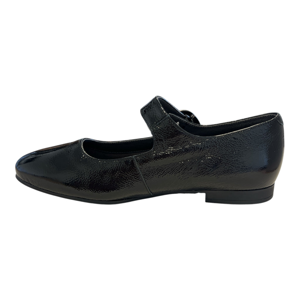 Pitilos Black Patent Flat Shoes 11.664