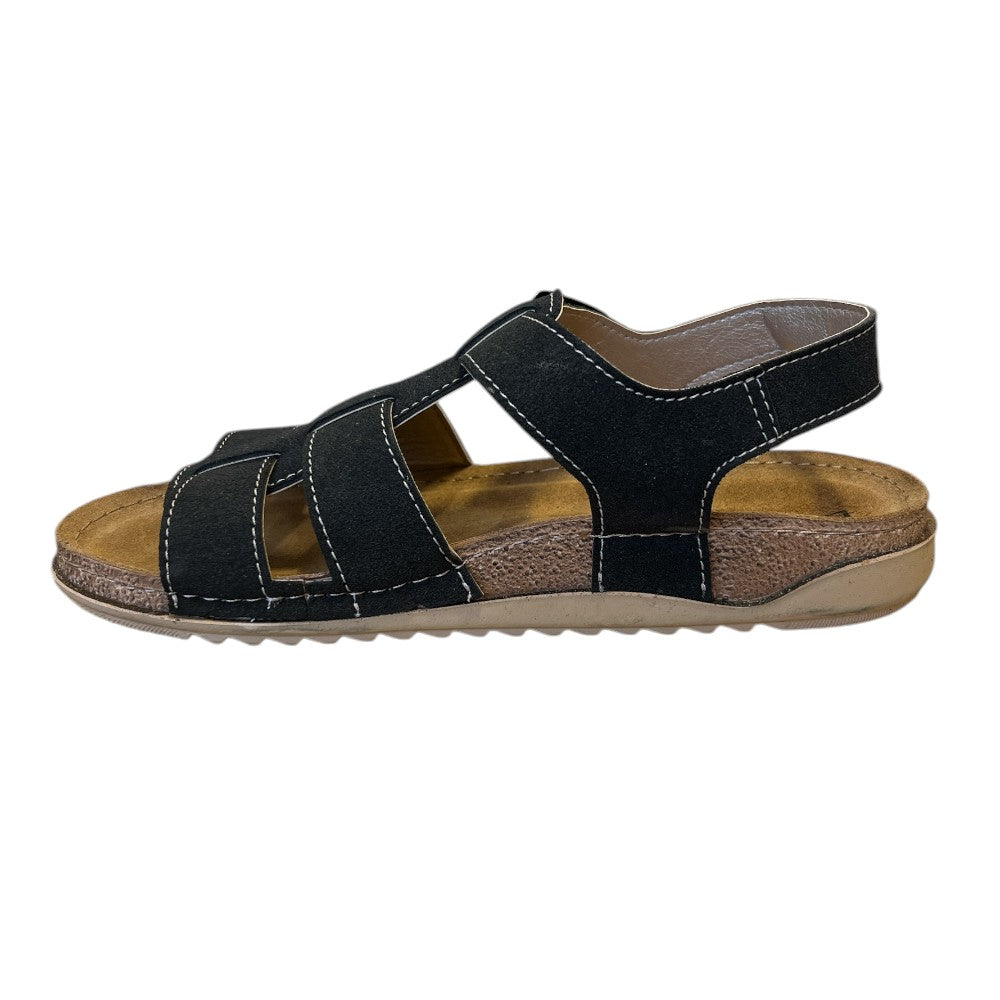 Lotus Pioppi Black Casual Sandals