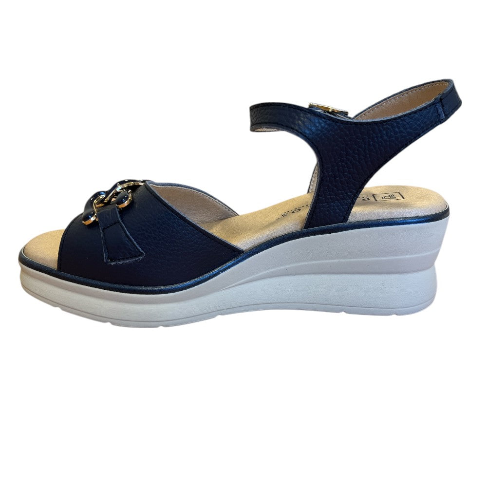 Pitillos 11.062 Navy Leather Sandals