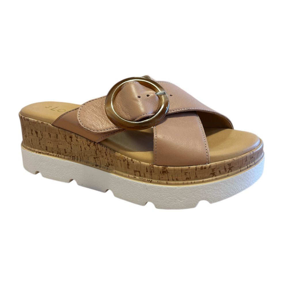 Lotus Paloma Sand Leather Mules