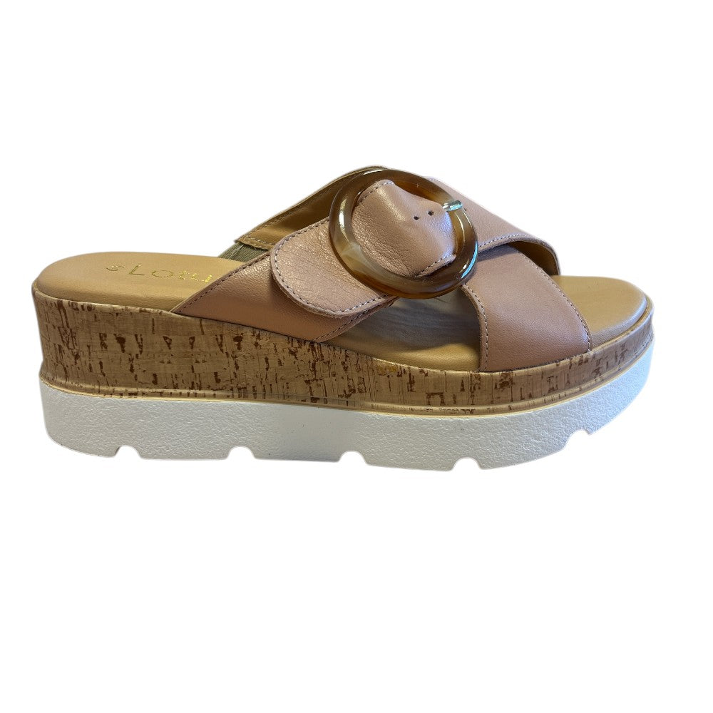 Lotus Paloma Sand Leather Mules