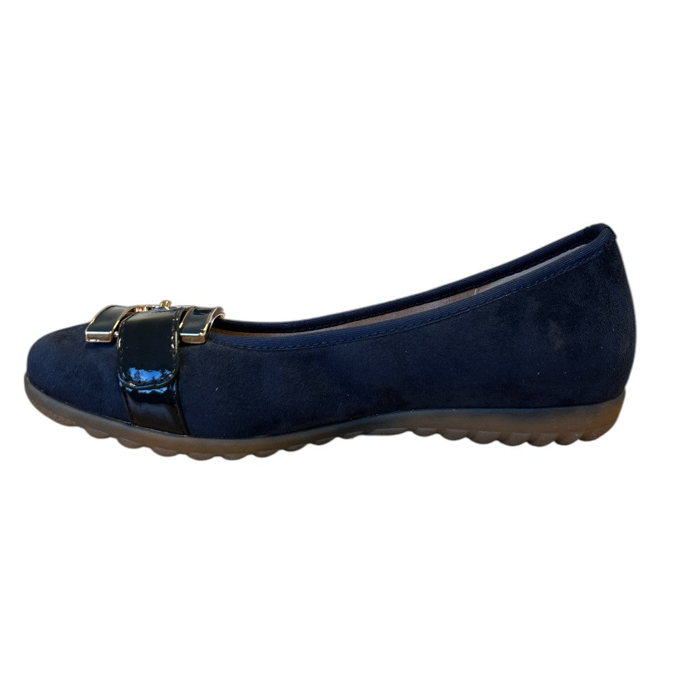 Lotus Tandy Navy Ballerina Pumps