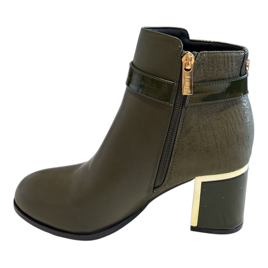 Lotus Adelaide Green Ankle Boots