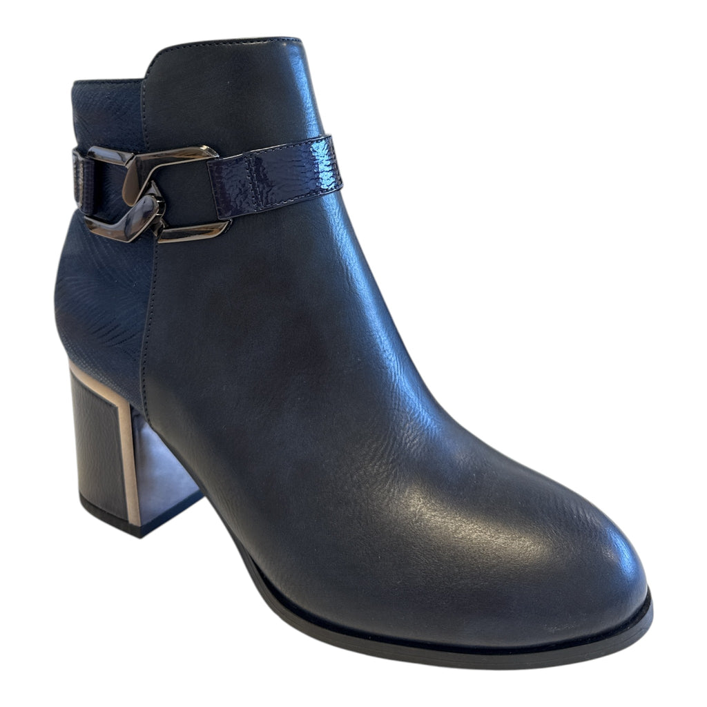 Lotus Adelaide Navy Ankle Boots