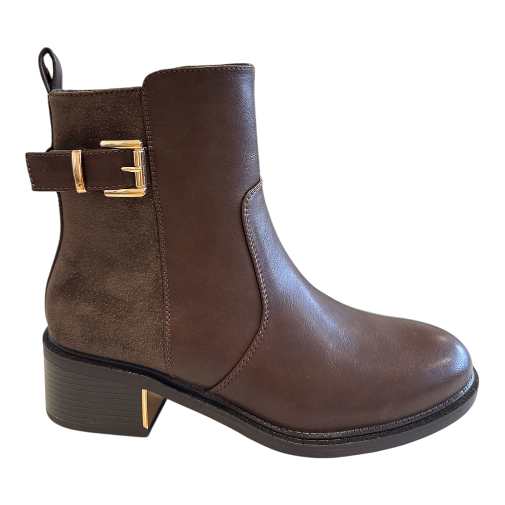 Lotus Alannah Brown Ankle Boots