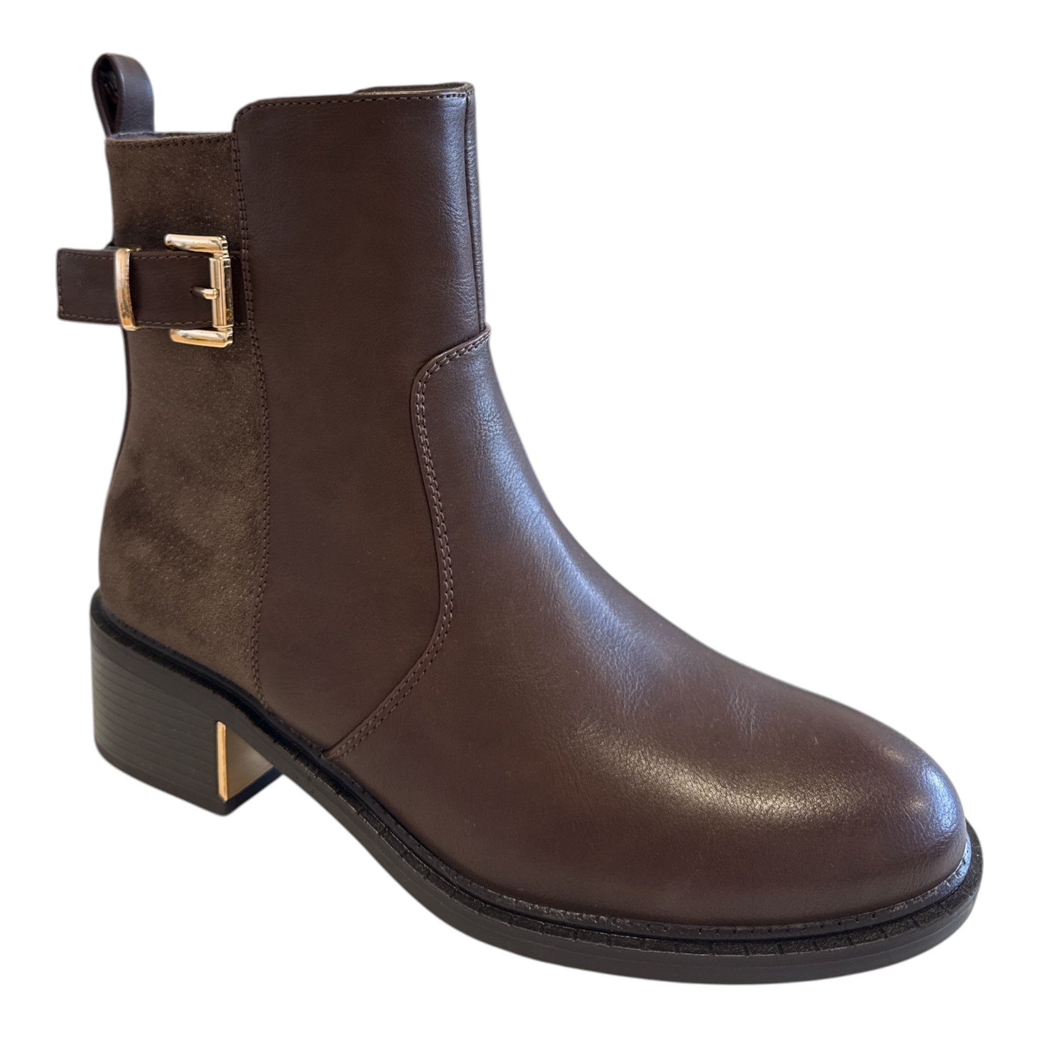 Lotus Alannah Brown Ankle Boots