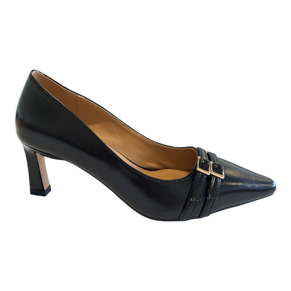 Lotus Annalise Black Court Shoes