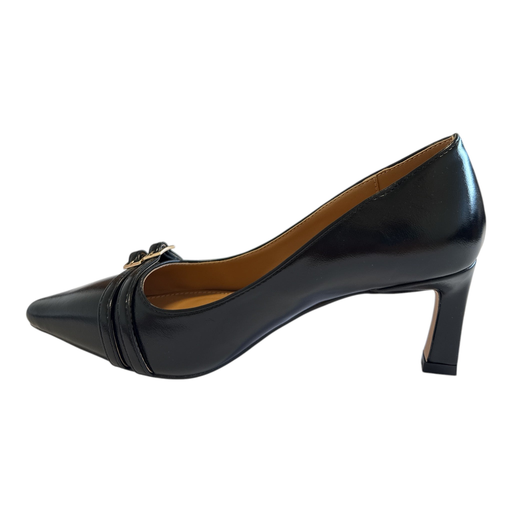 Lotus Annalise Black Court Shoes