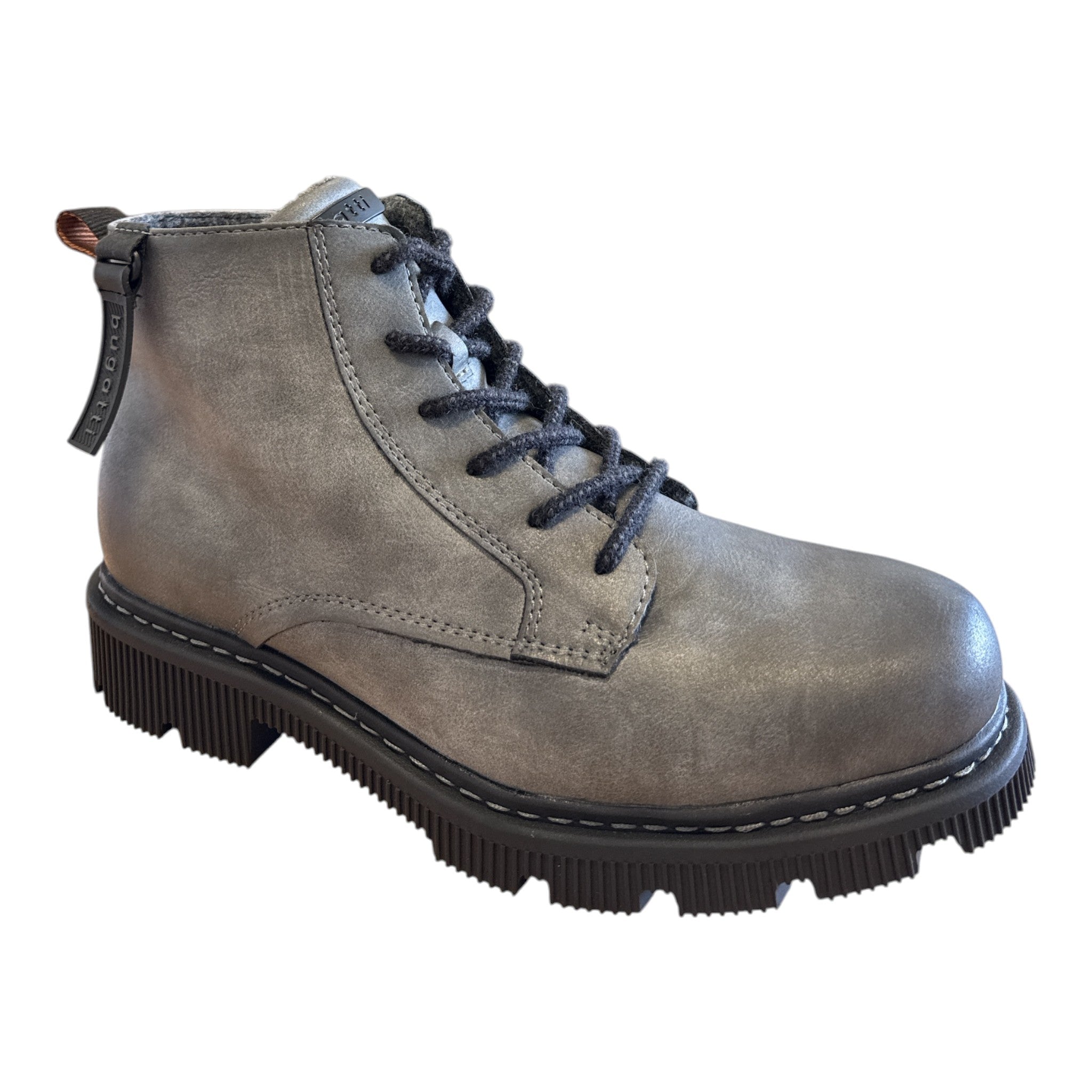 Bugatti Aral Men's Grey Lace-Up Boots