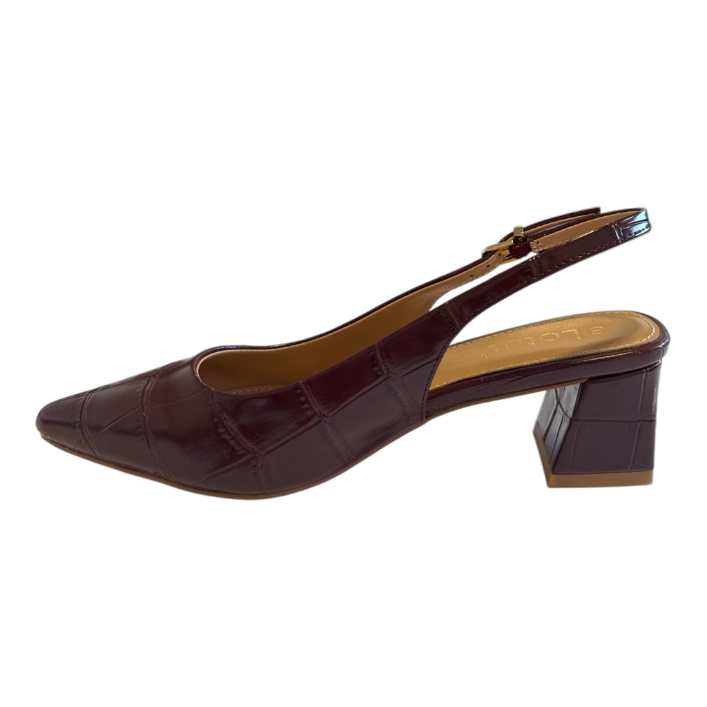 Lotus Arwen Bordo Slingback Court Shoes