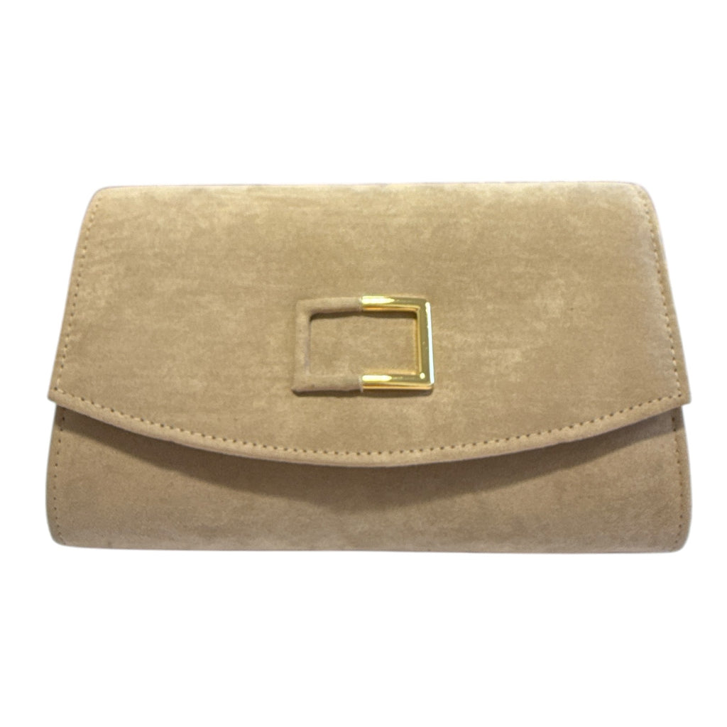 Reah Taupe Clutch Bag