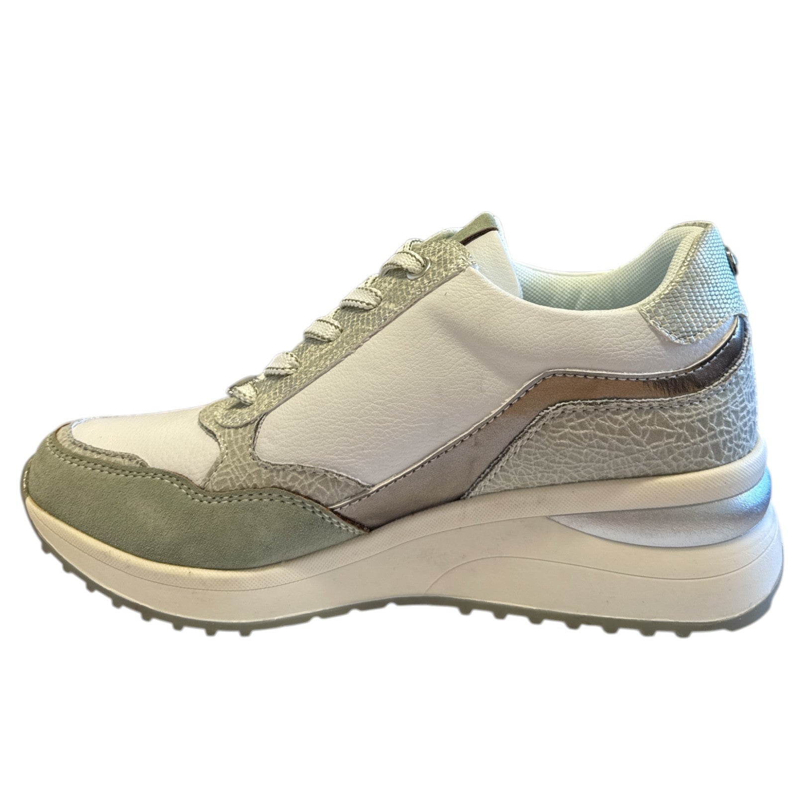 Lotus Bianchi Green Multi Wedge Trainers