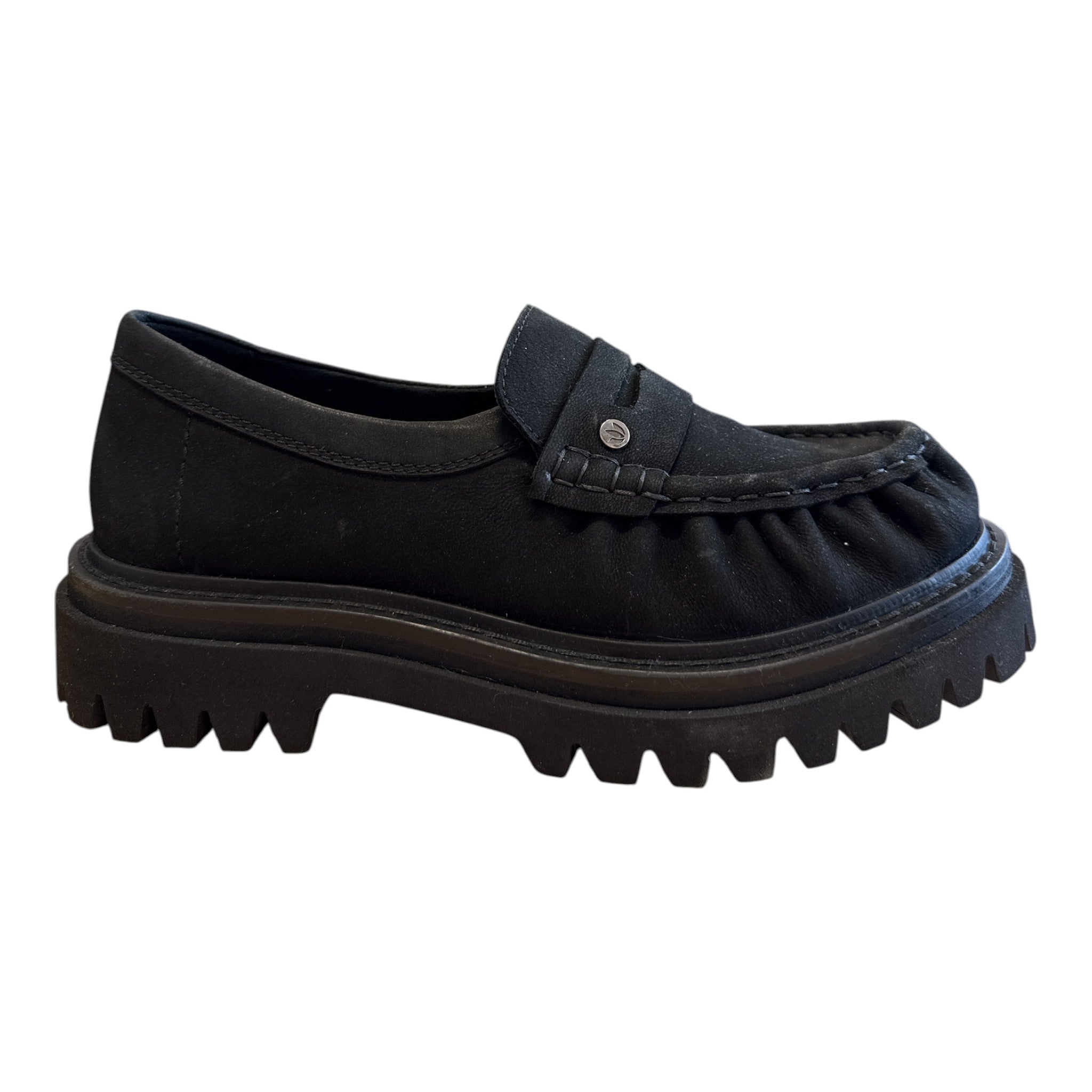Lotus Kaia Black Loafers