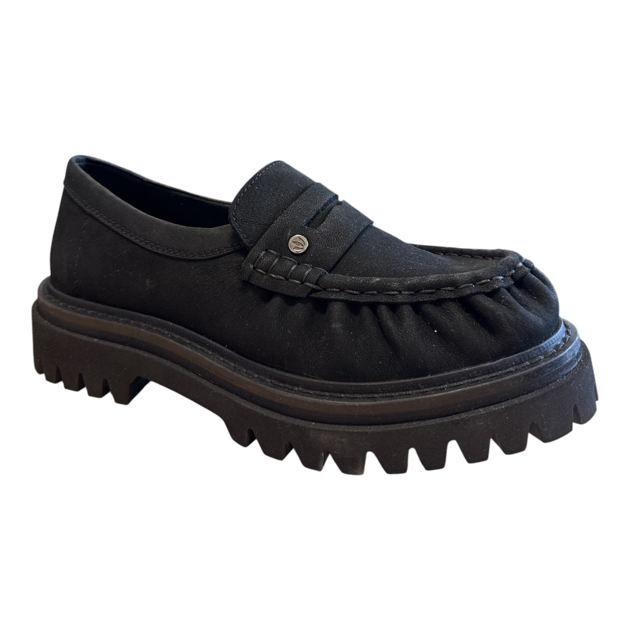 Lotus Kaia Black Loafers