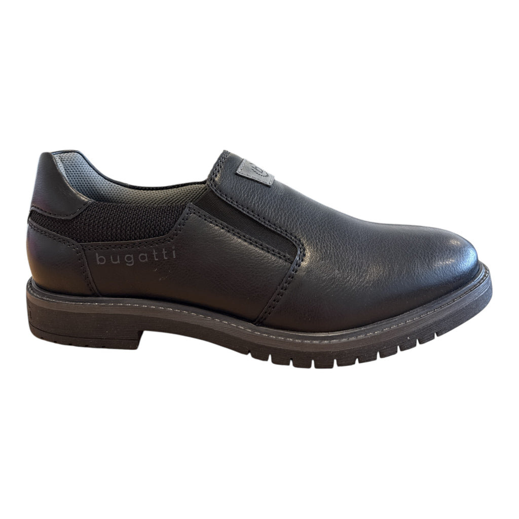 Bugatti Caj Black Slip-On Shoes