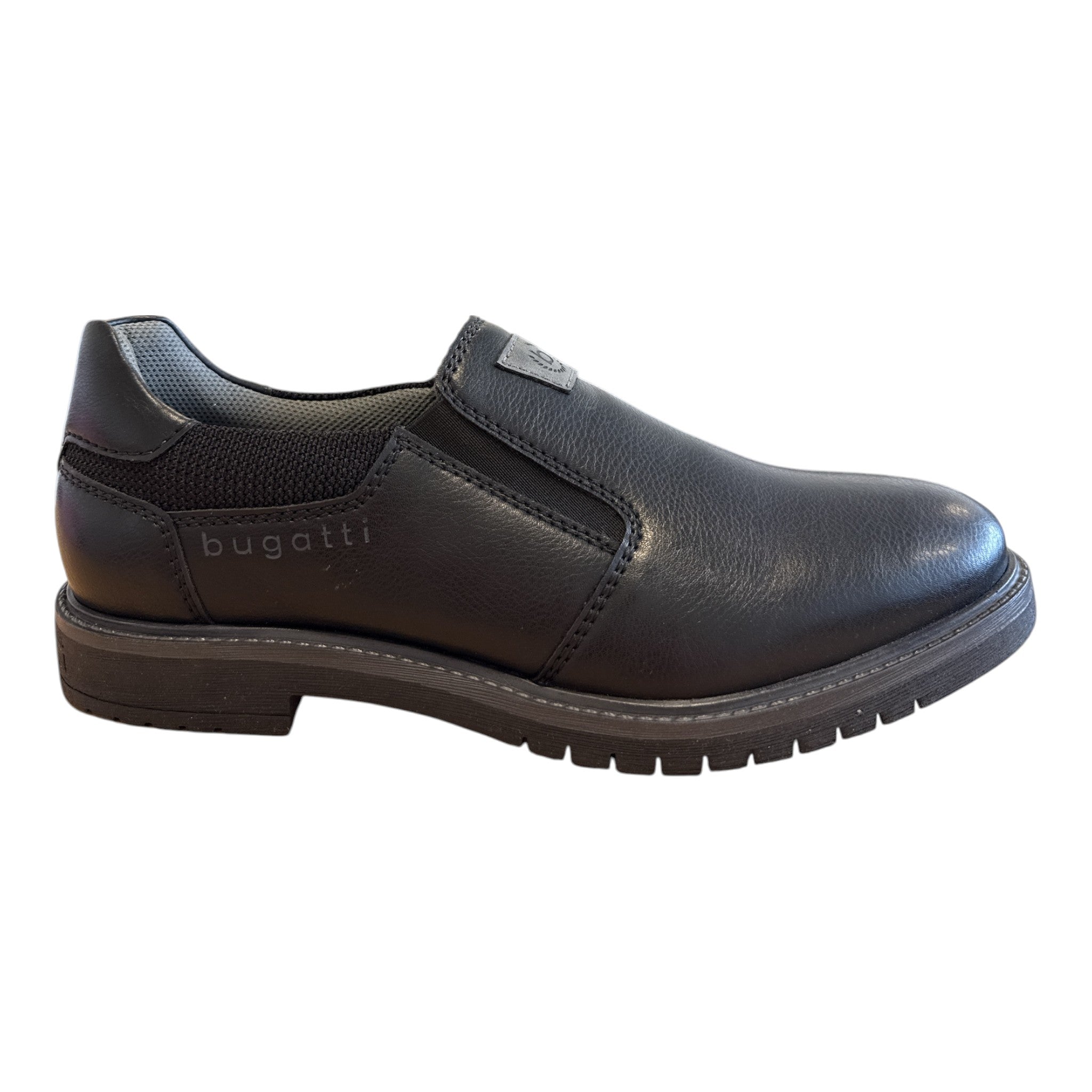 Bugatti Caj Black Slip-On Shoes