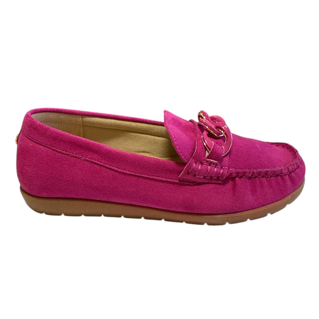 Lotus Coma Pink Loafers