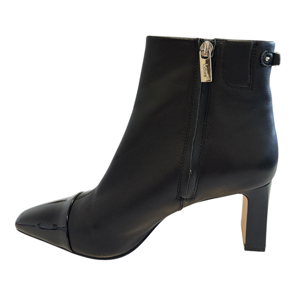 Lotus Danni Black Leather Ankle Boots
