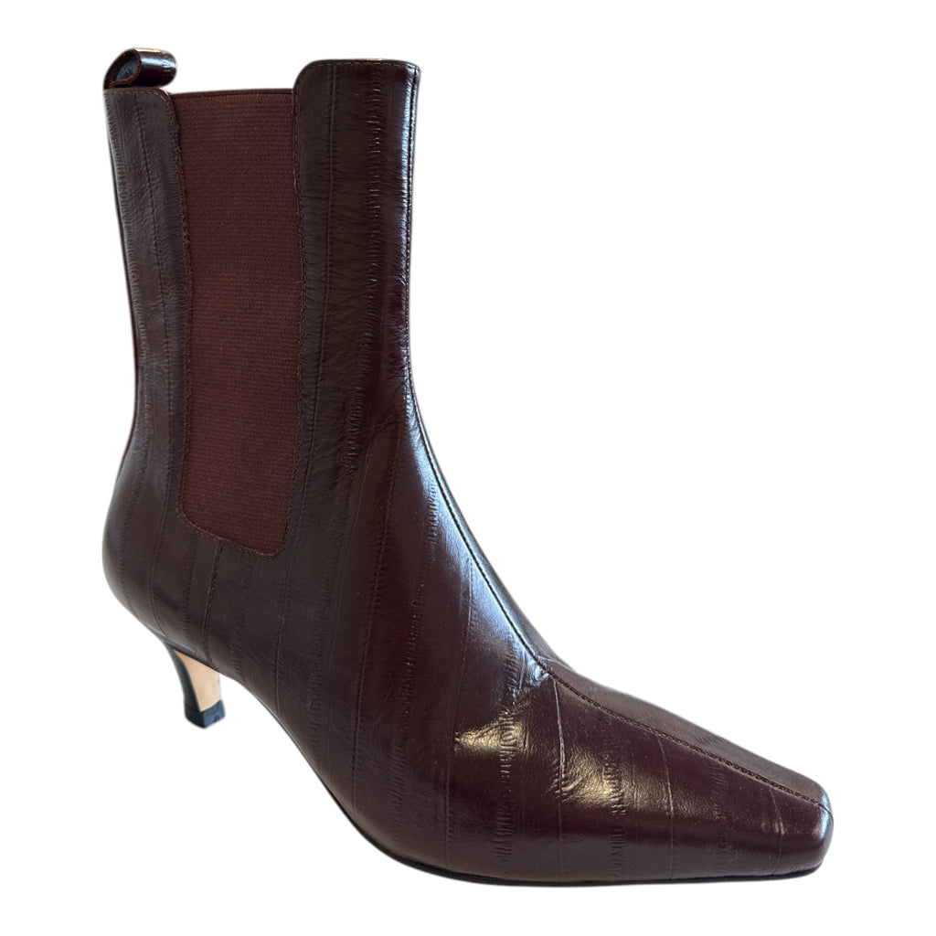 Lotus Etna Bordo Leather Ankle Boots
