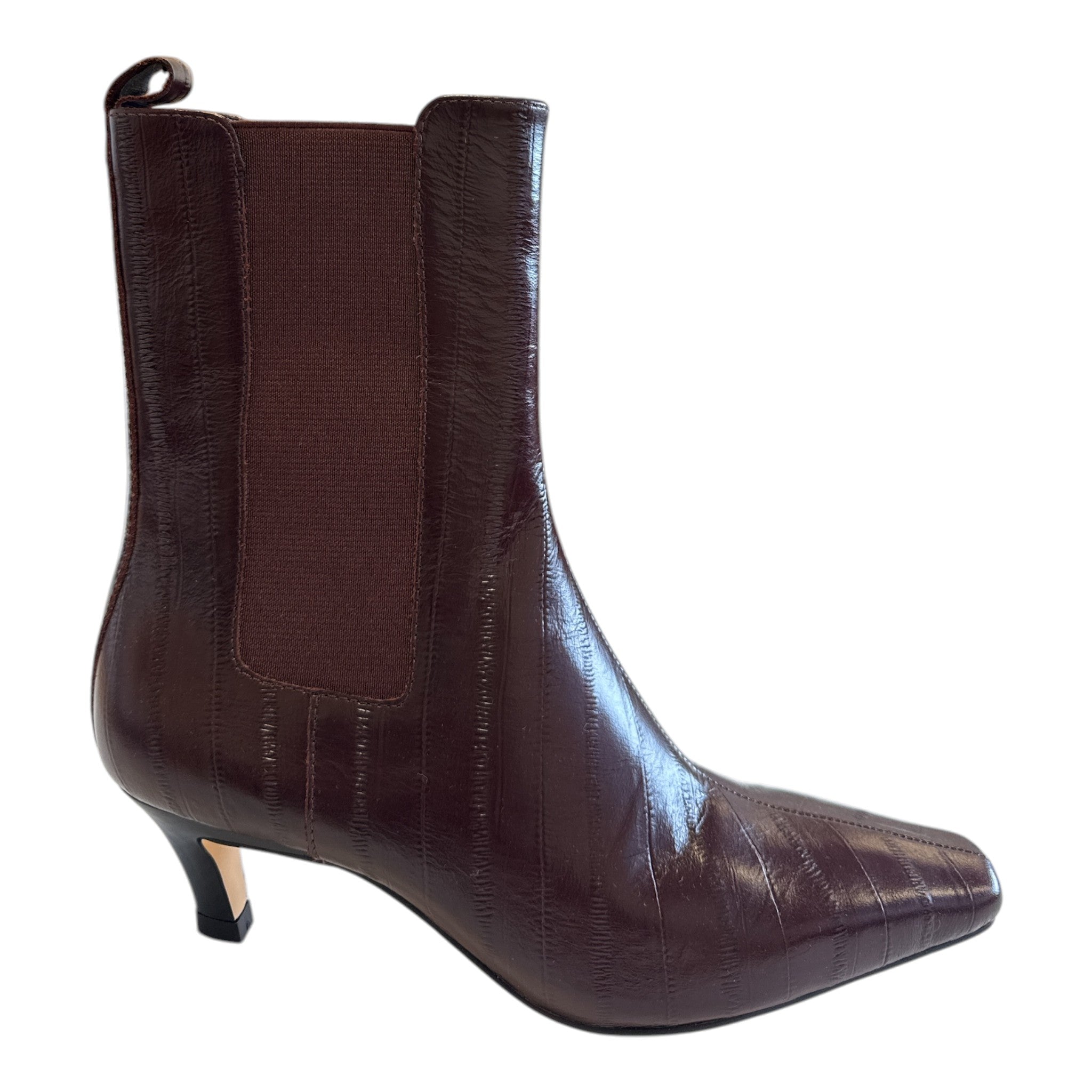 Lotus Etna Bordo Leather Ankle Boots