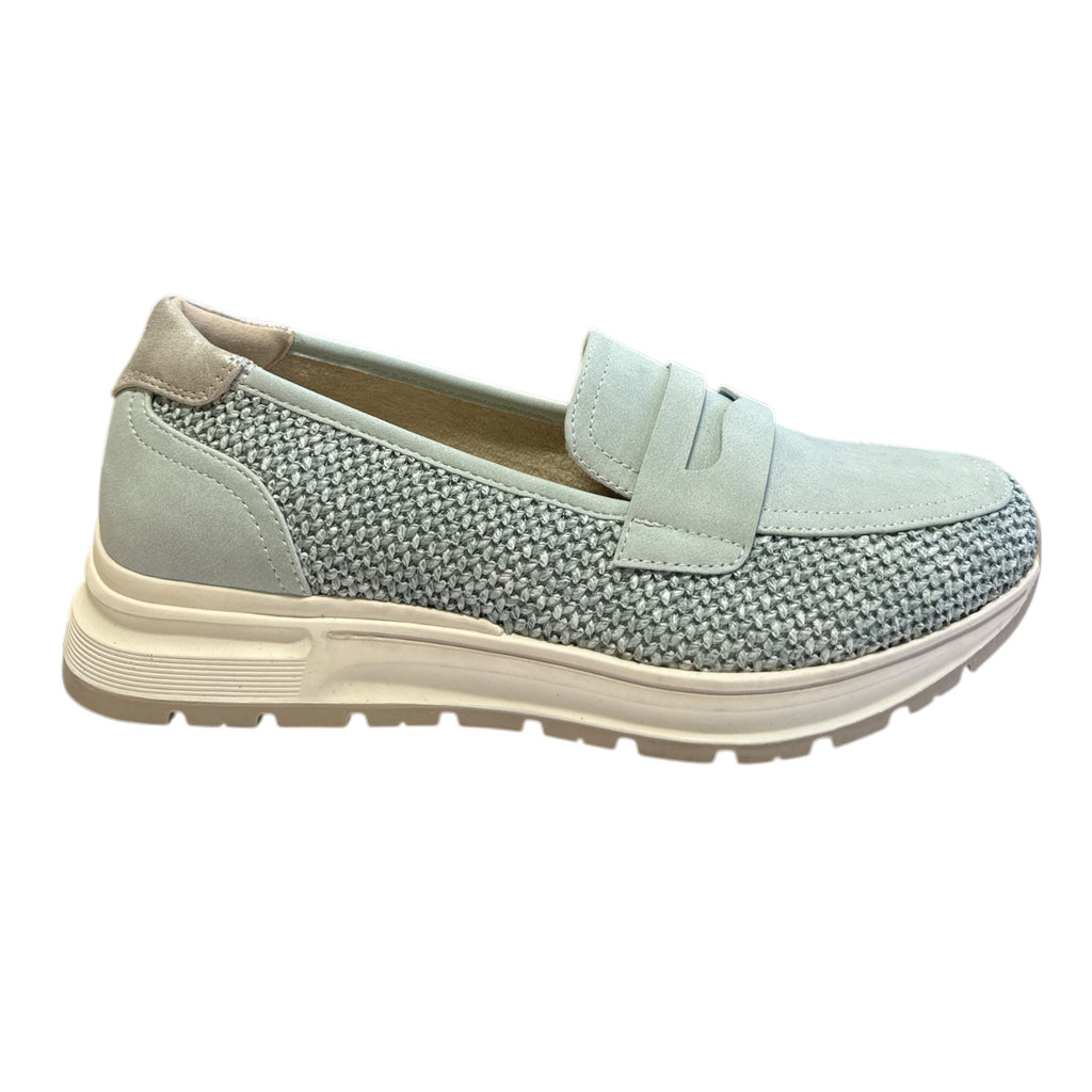 Lotus Florida Pale Blue Casual Loafers