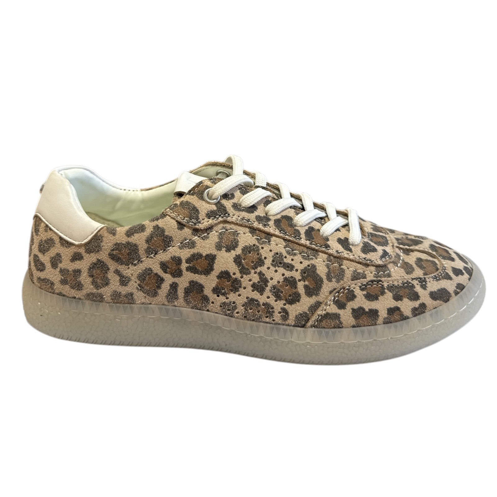 Lotus Frapporta Leopard Print Trainers