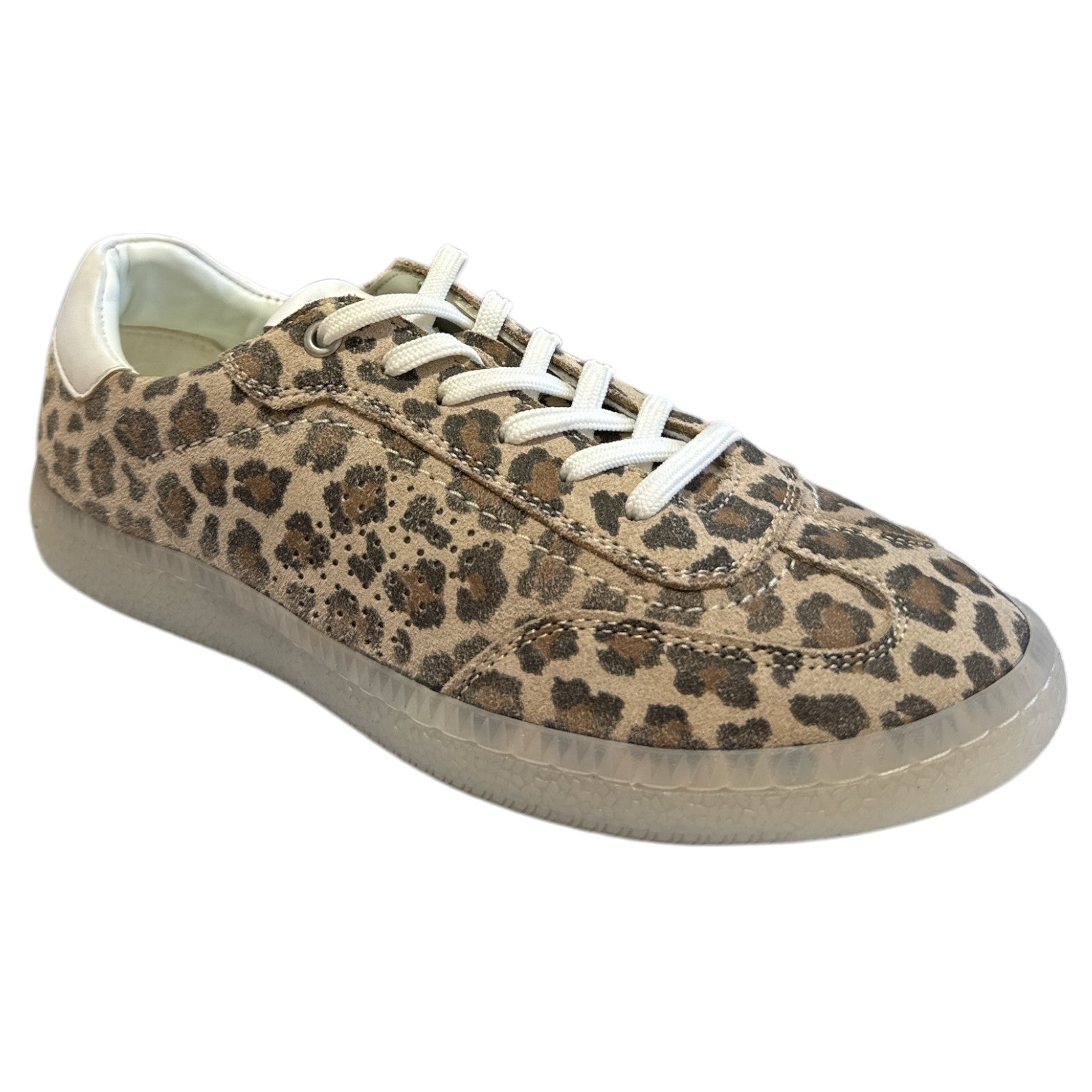 Lotus Frapporta Leopard Print Trainers