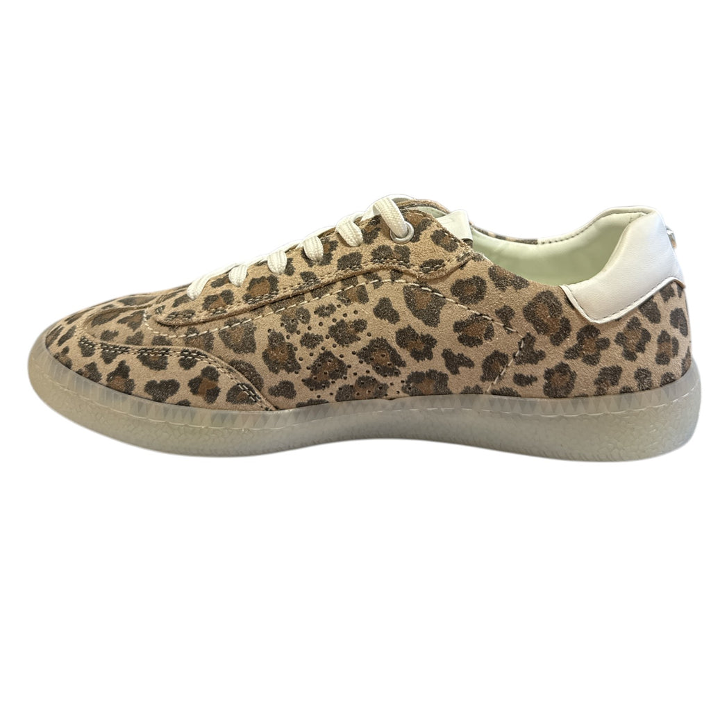 Lotus Frapporta Leopard Print Trainers