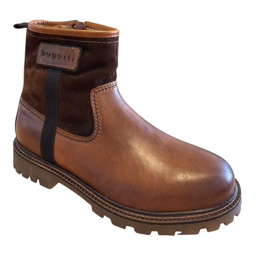 Bugati Gips Comfort Men's Brown Leather Boots