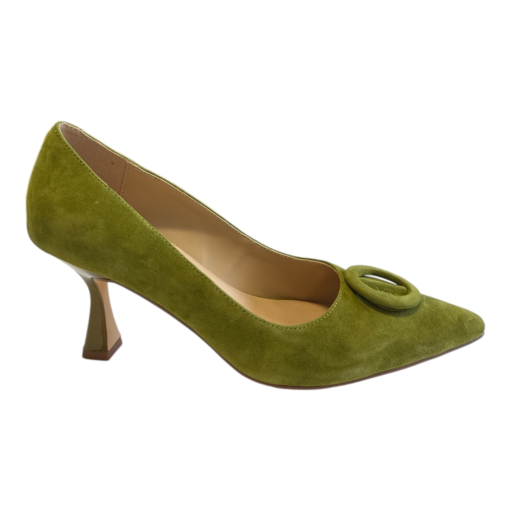 Lotus Henley Citronella Suede Court Shoes