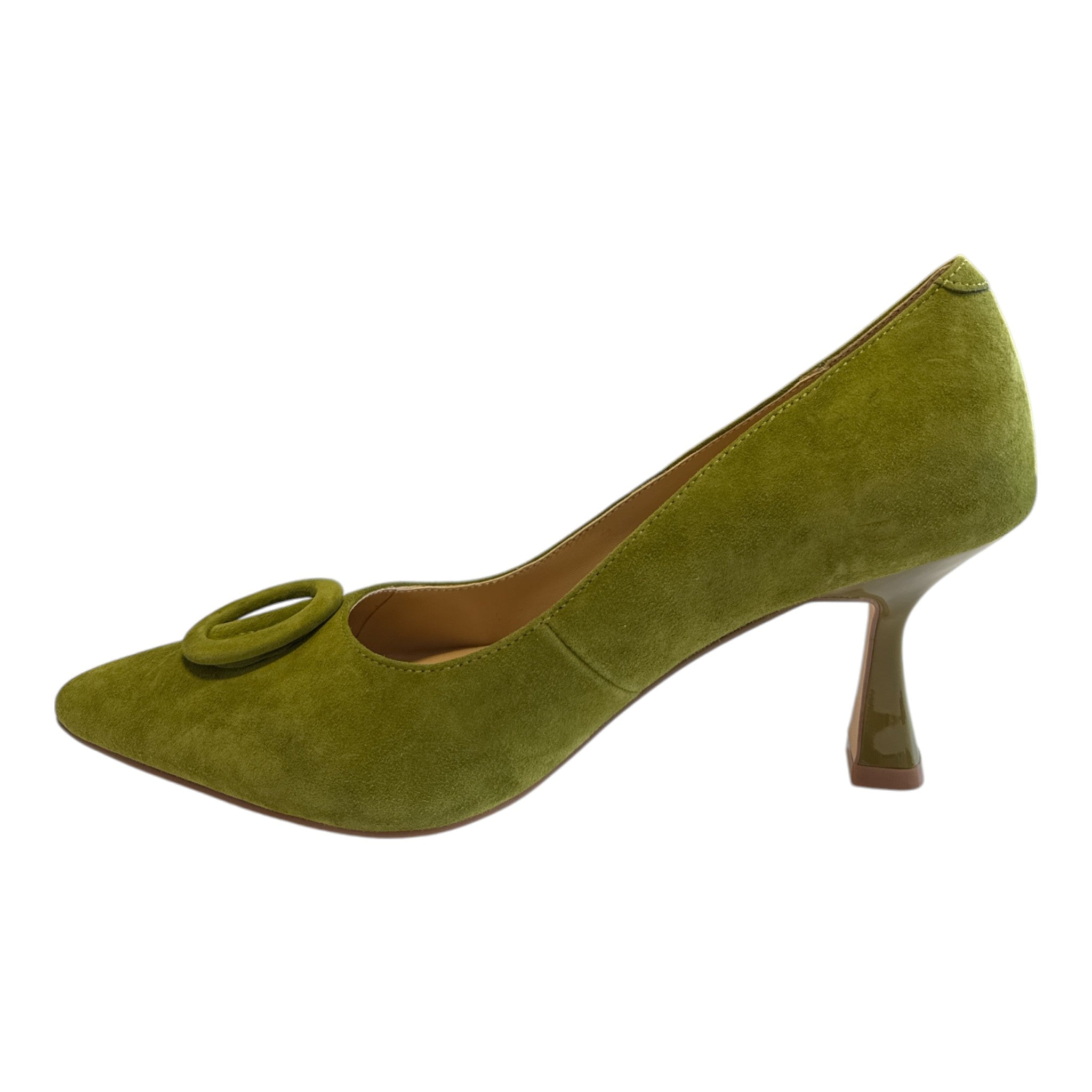 Lotus Henley Citronella Suede Court Shoes