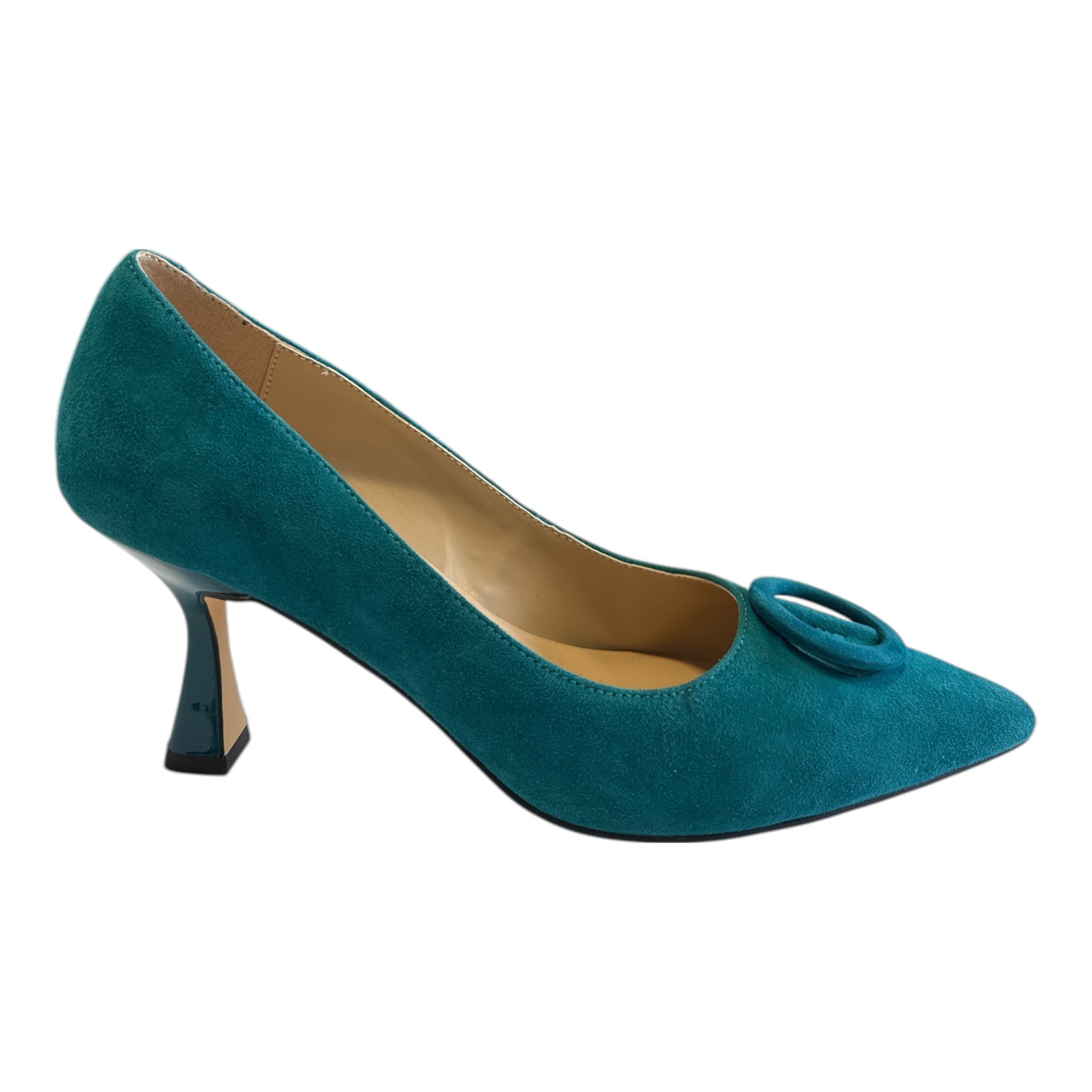 Lotus Henley Teal Suede Court Shoes