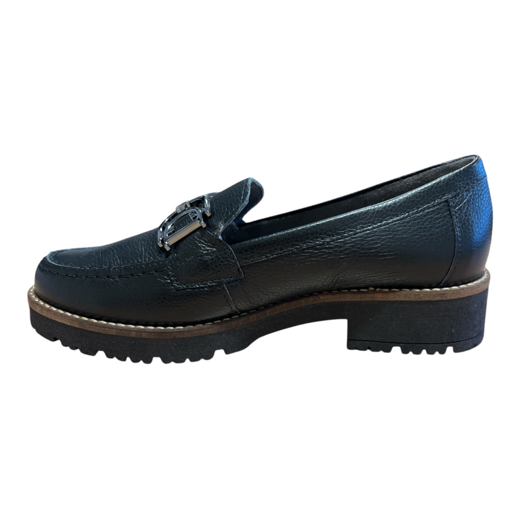 Pitillos Black Leather Loafers 11.562