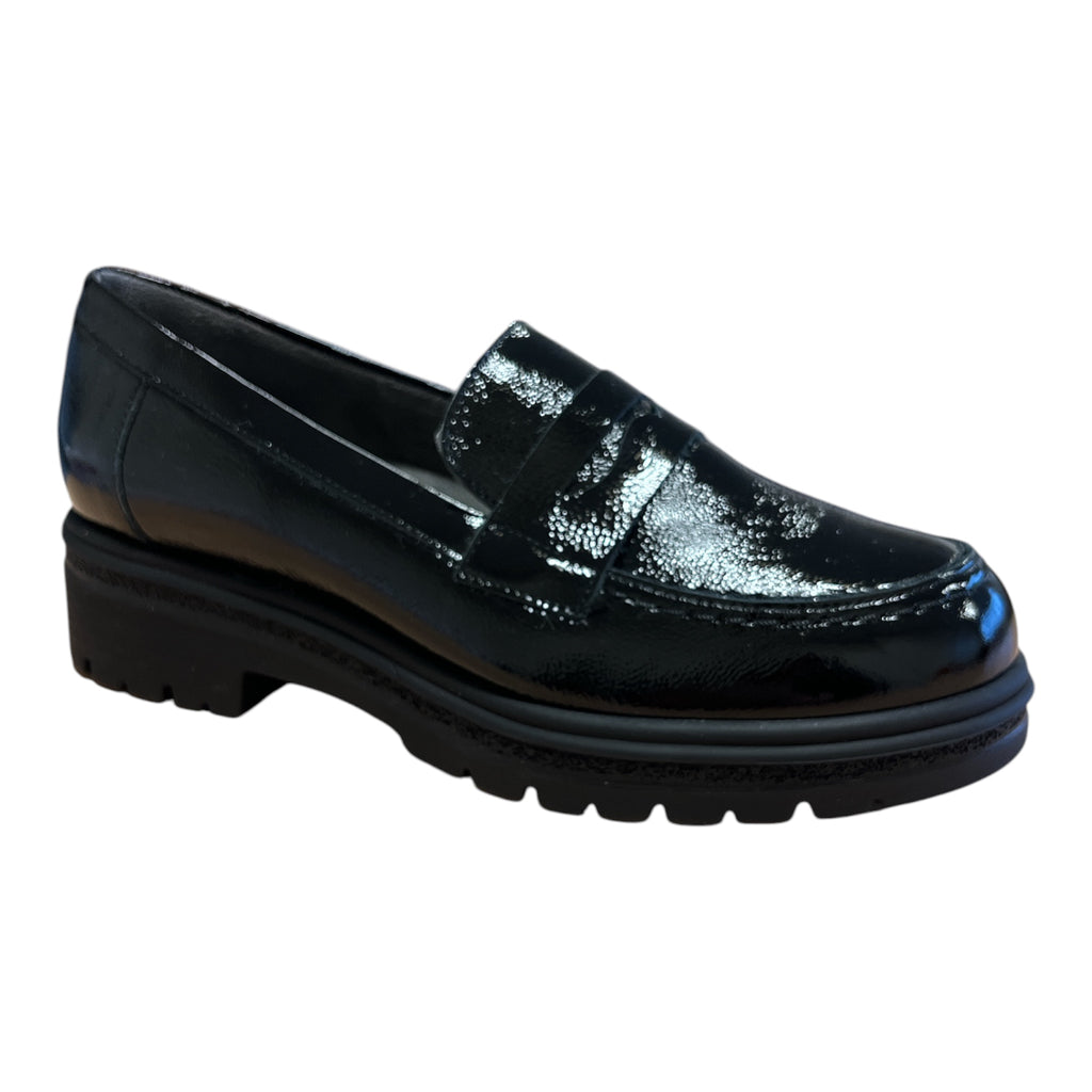 Pitillos Black Patent Loafers 11.573