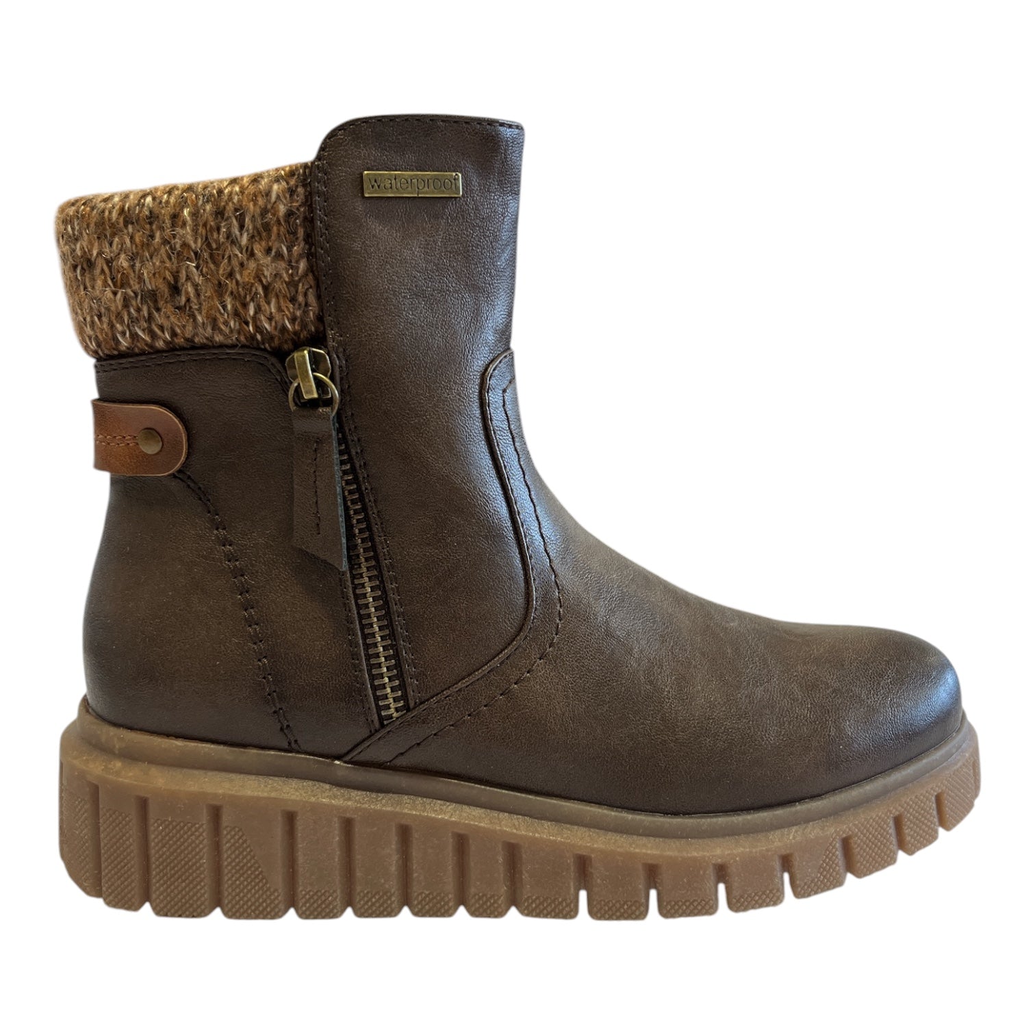 Lotus Gwen Brown Waterproof Boots