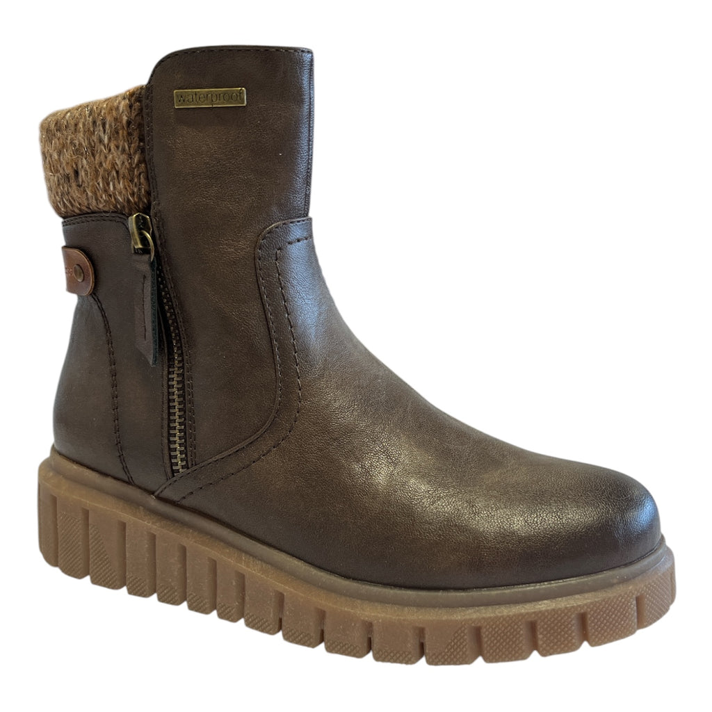Lotus Gwen Brown Waterproof Boots