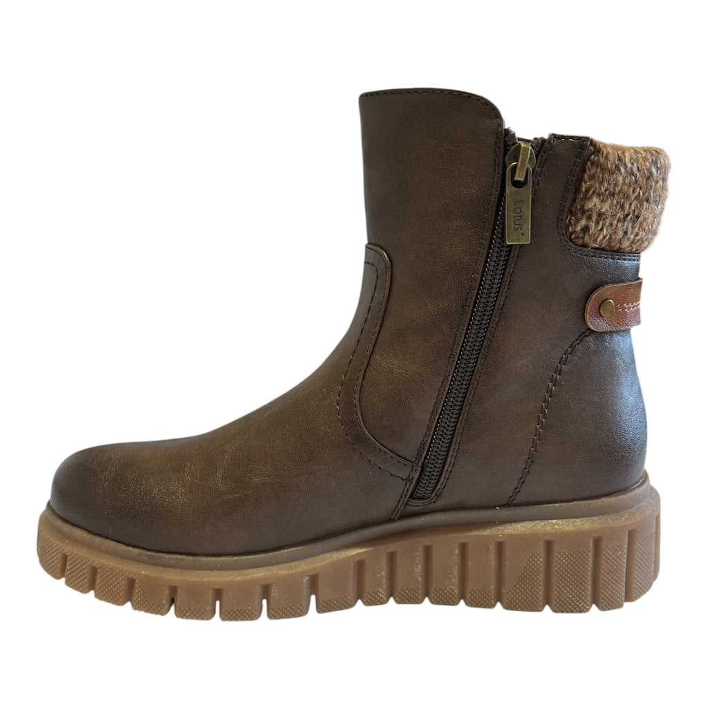 Lotus Gwen Brown Waterproof Boots