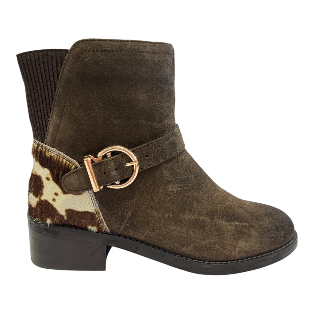 Lotus Trella Brown Suede Ankle Boots