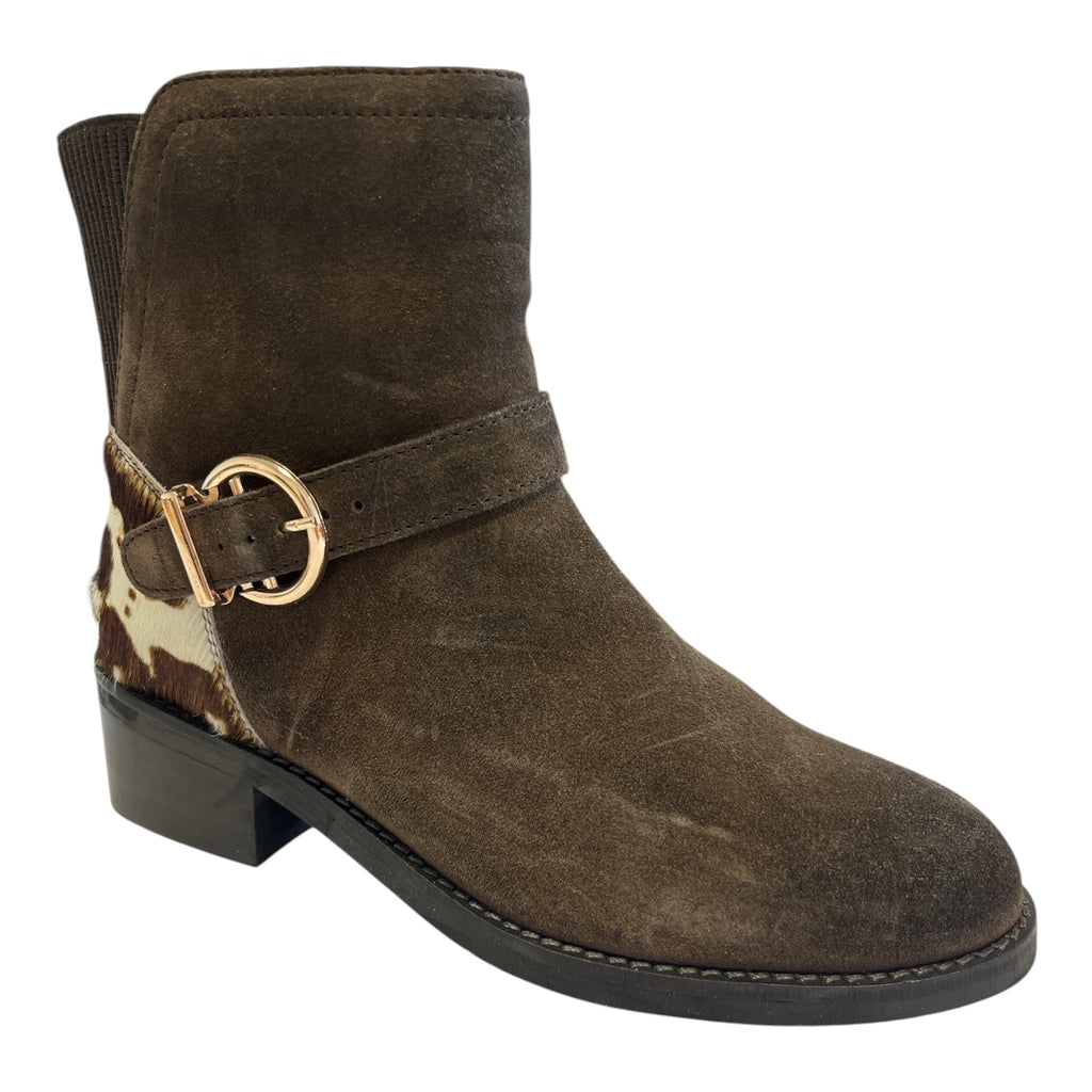 Lotus Trella Brown Suede Ankle Boots