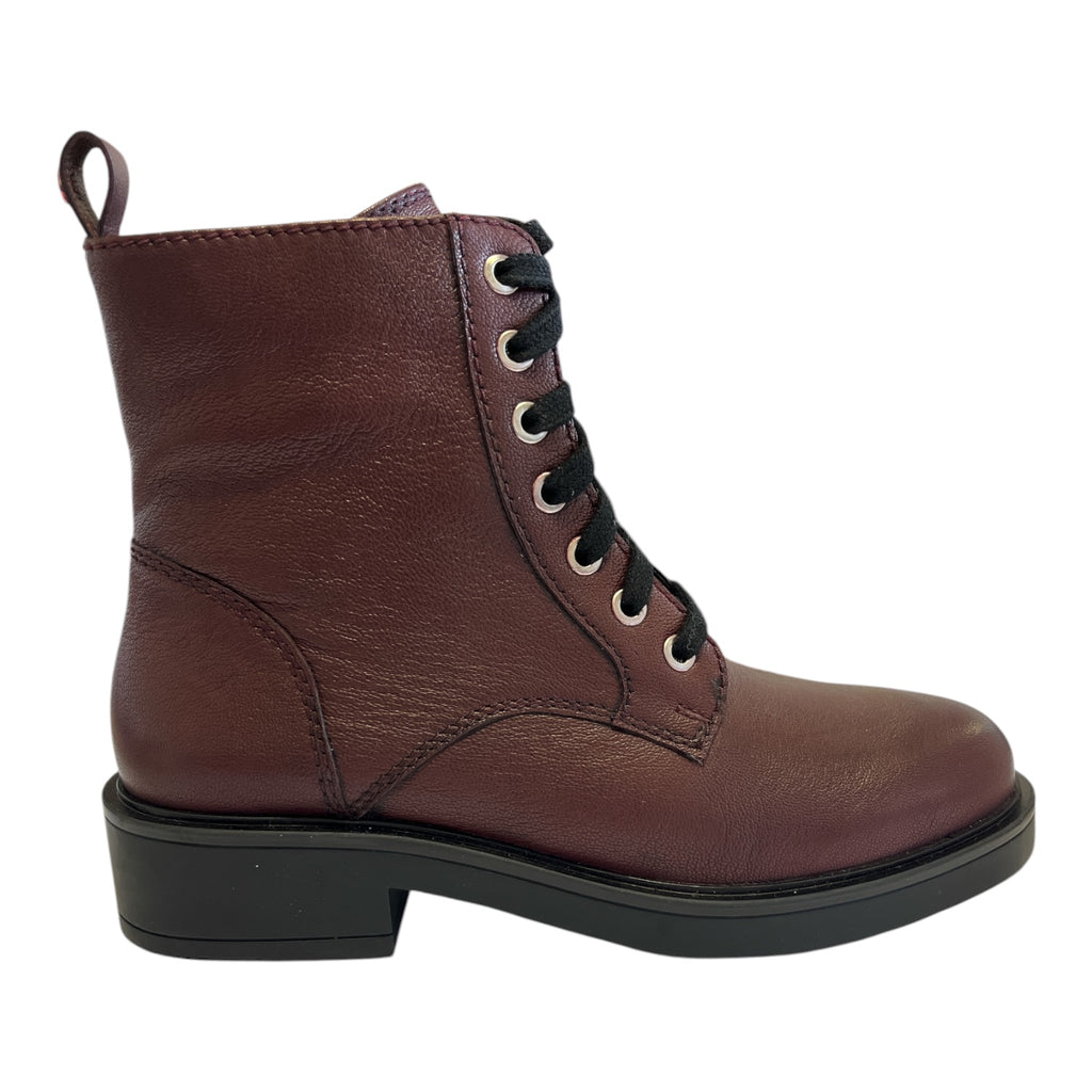 Lotus Bronte Burgundy Leather Ankle Boots