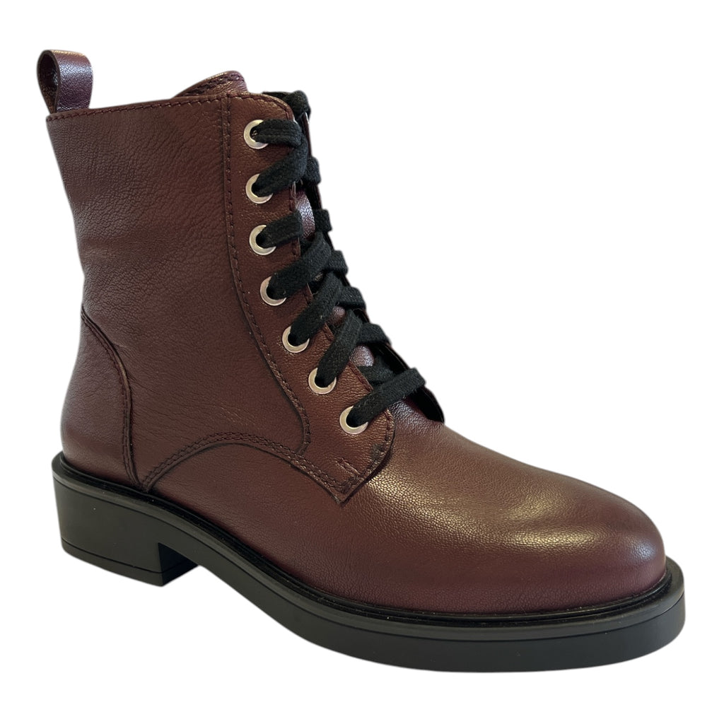 Lotus Bronte Burgundy Leather Ankle Boots