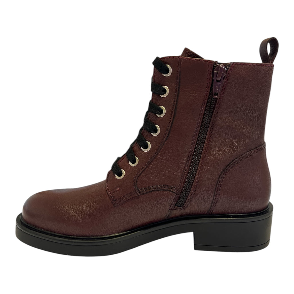 Lotus Bronte Burgundy Leather Ankle Boots