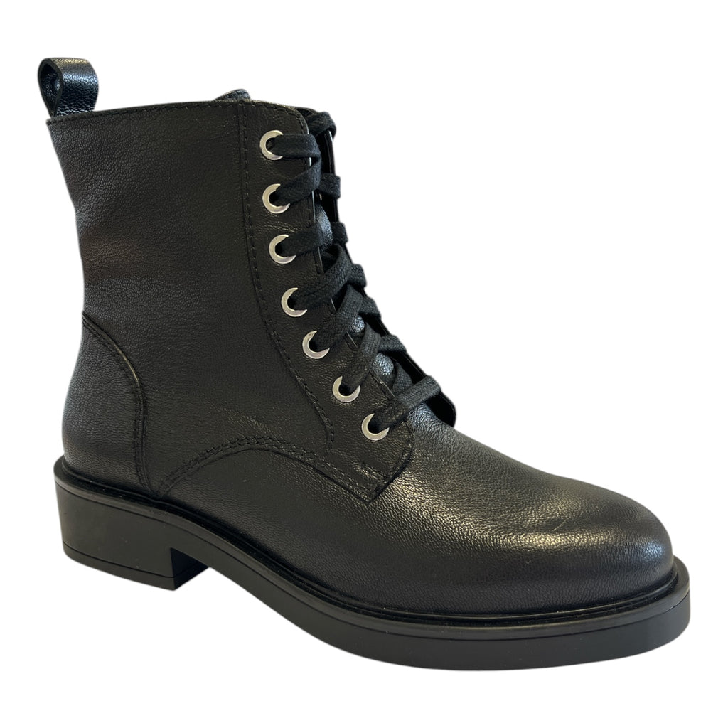 Lotus Bronte Black Leather Ankle Boots