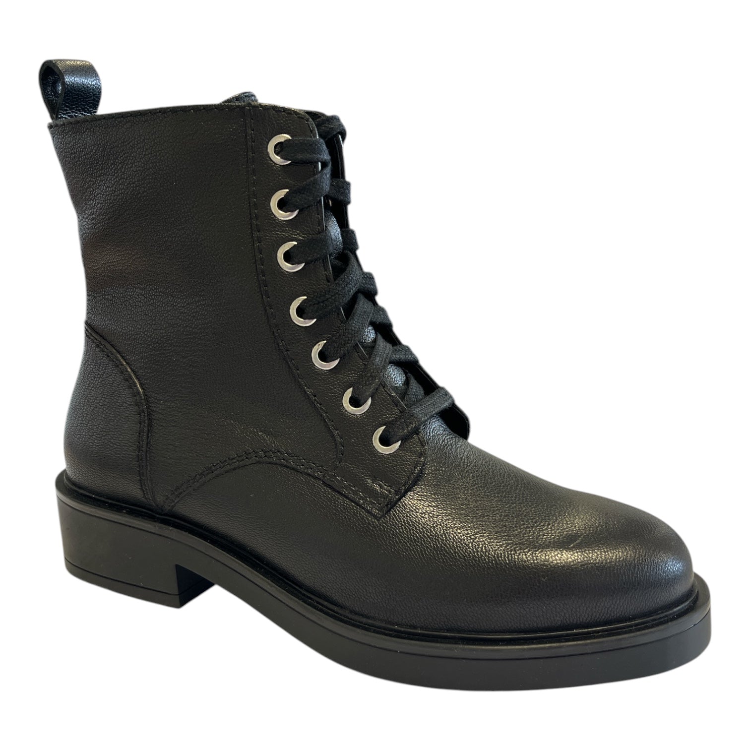 Lotus Bronte Black Leather Ankle Boots