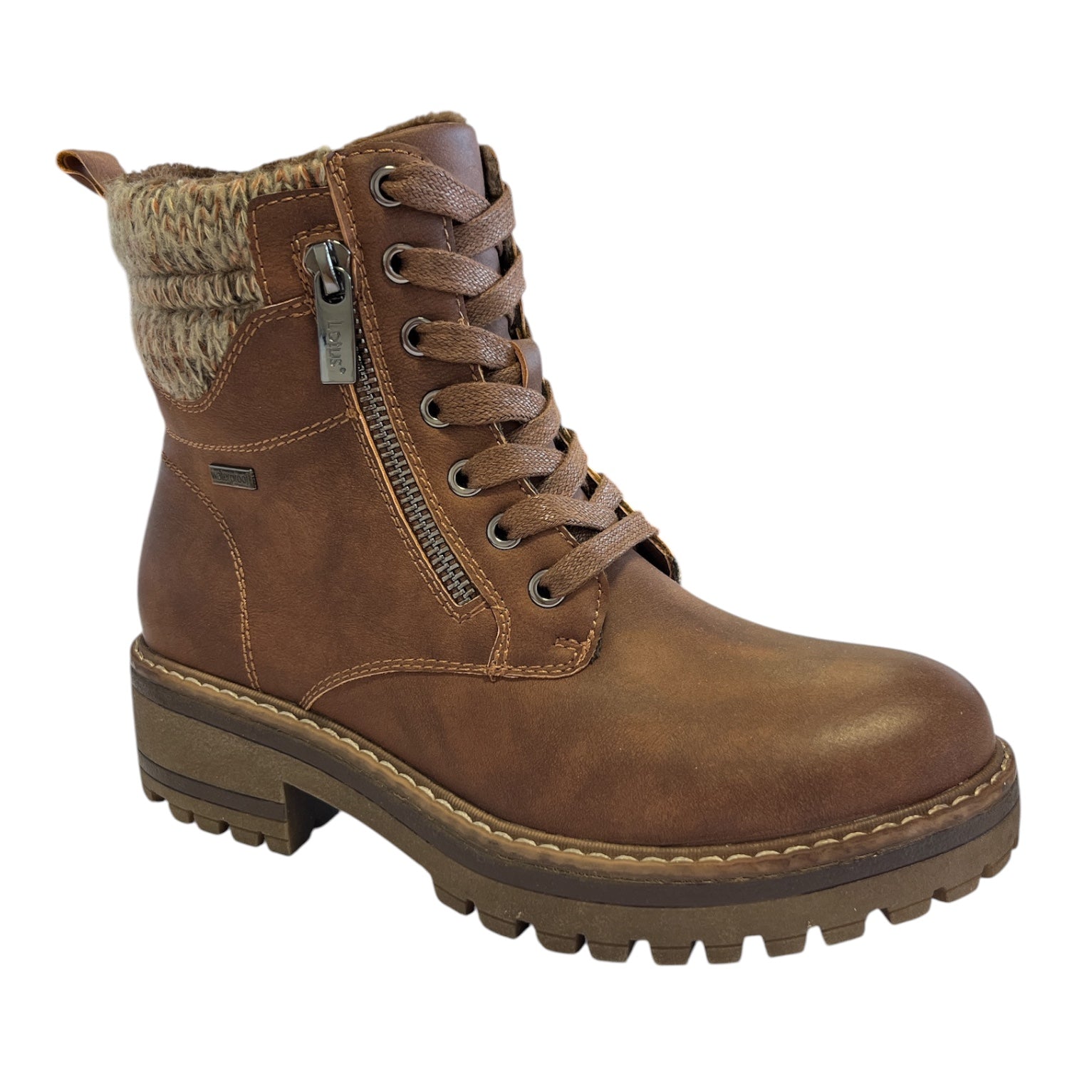 Lotus Stefani Brown Waterproof Boots