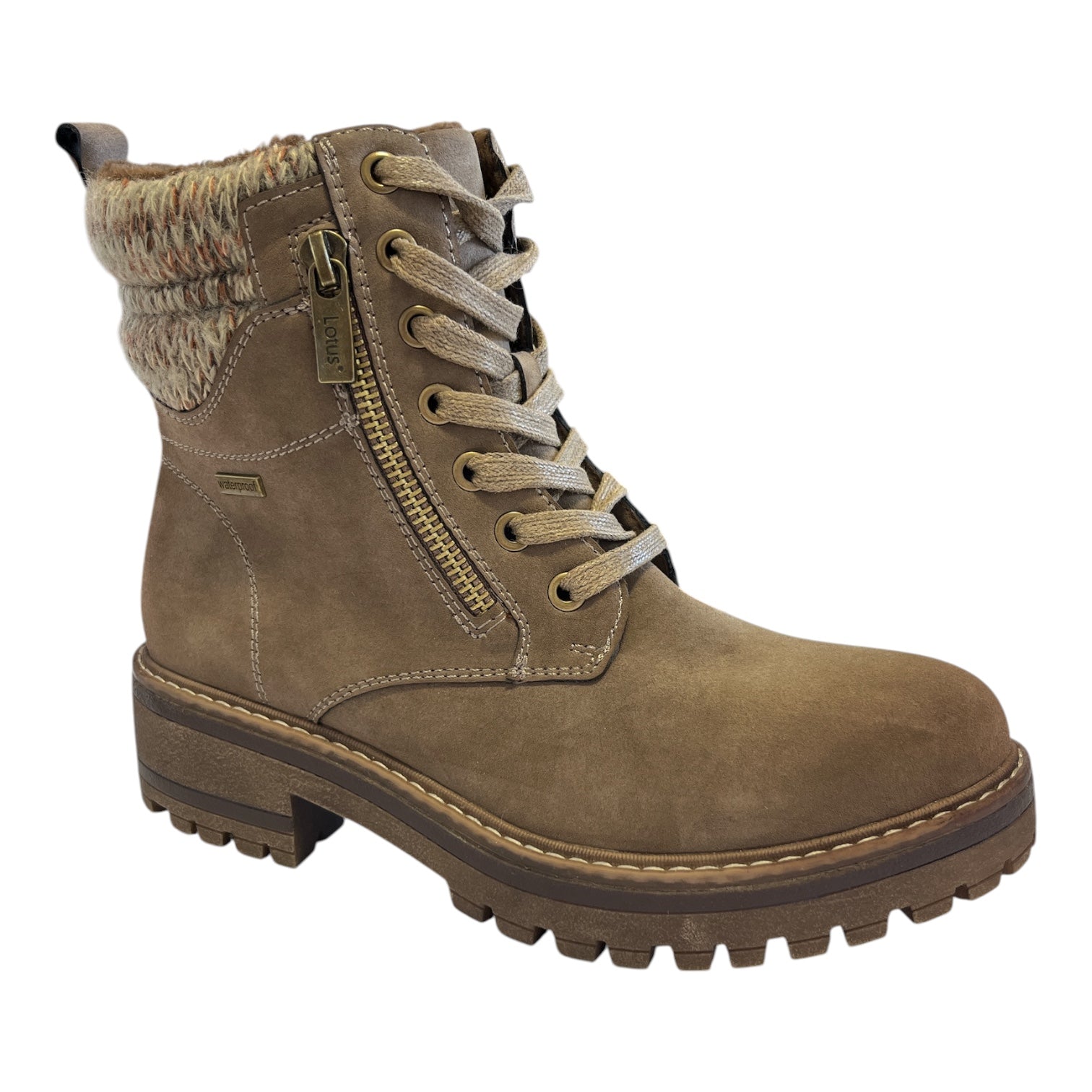 Lotus Stefani Taupe Waterproof Boots